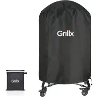 GrillX Kamado bbq hoes 24 inch ook voor kamado's met tafels barbecue hoes