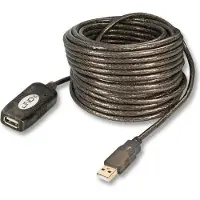 Lindy Usb-verlengkabel 20 M