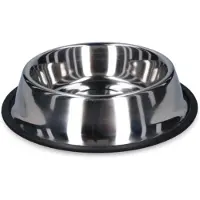 Kerbl Excellent Voer- en drinkbak - Ø33 cm - Voerbak - Drinkbak - Antislip - RVS - 2.8 Liter