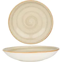 Bonna Diepbord aura terrain porselein 25 cm (1300cc) set van 6