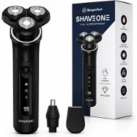 Beeperfect Scheerapparaat Mannen 3-in-1 - Met Trimmer en Neustrimmer - Elektrische scheerapparaat - Nat & Droog Scheren - Baardtrimmer