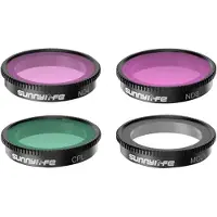 Sunnylife Set van 4 filters MCUV+CPL+ND4+ND8 voor Insta360 GO 3/2 (Insta360 Go 3), Actioncam-accessoires