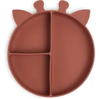 Nuuroo - Orla silicone divided plate - Mahogany
