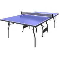 SPORTNOW Ping Pong Tafel-MDF, staal-274L x 152,5B x 76H cm-Blauw