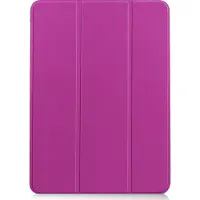 Mobigear Tablethoes geschikt voor Apple iPad Air 11 Inch (2025) Hoes | Tri-Fold Bookcase - Paars