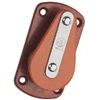 Talamex Hye Tufnol Cheek Horizontal Single Block Pulley With Fixed Plate Bruin 14 mm