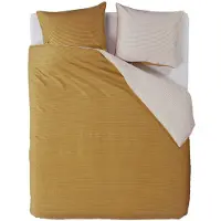 Beddinghouse Dekbedovertrek Care Impact Oker Bamboe-240 x 200 / 220 cm | Lits-Jumeaux