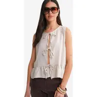 MixRay Rimpelstrik Vooraan Blouse