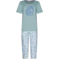 Pastunette Duurzame katoenen pyjama grijsblauw | Maat 36