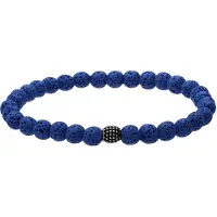 Lucardi Armband blauw / zilver