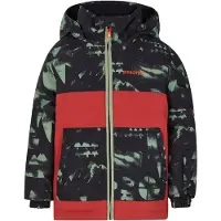 Protest ski-jas Trick TD zwart/rood Skijack Jongens Polyester Capuchon - maat 92