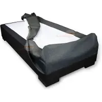 Slaaploods.nl Boxspring Hoes - 160 x 220 cm - Hoogte 20 cm - Antraciet I96