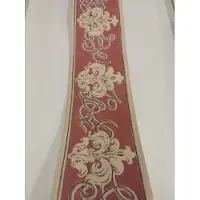 Noordwand Behangrand rood goud voelbaar relief