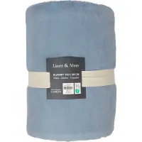 Mars & More Milky plaid ijs blauw 130x200cm