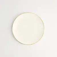 Tokyo Design Studio - Nippon White Gold Rim Cake Plate 15cm Star