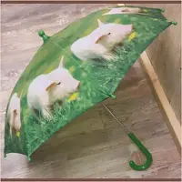 Esschert Design Paraplu voor kinderen met print van varken/ biggetje