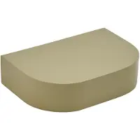 Woonexpress Wandplank Disk - Metaal - Lichtgroen - 30x7x20 cm (BxHxD) - Decoratief & Stijlvol voor Interieur