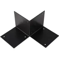 Starx Paalverbinder type SBO 12x12 cm zwart