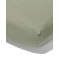 HEMA Topper Hoeslaken Zacht Katoen 180x200 Groen (groen)