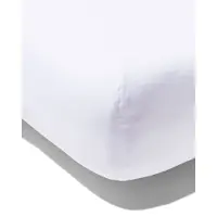 HEMA Hoeslaken 160x200cm katoen wit (wit)