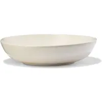 HEMA Diep bord Ø22cm Puur aardewerk gebroken wit (gebroken wit)
