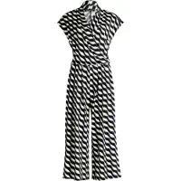 Betty Barclay Jumpsuit donkerblauw / groen / natuurwit