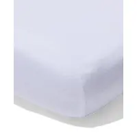 HEMA Splittopper hoeslaken 200x200/220cm jersey wit (wit)
