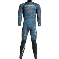 Cressi Tokugawa Back Zip 3 Mm Diving Wetsuit Blauw L Man