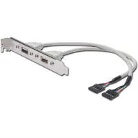 Digitus Assmann Electronics USB Beugelkabel - 2 x 5pin IDC