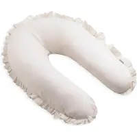 Babys Only voedingskussen Calm Warm Linen - 100% katoen - 160 x 45 cm