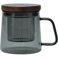 Salt & pepper Mok Luma Grey / Brown 370 ml