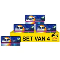 Dash 3in1 Wasmiddel Pods - Stralende kleuren - 4 x 26 Wasbeurten