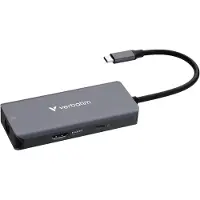 Verbatim USB-C Essentials Multiport Hub met 6 poorten en RJ45