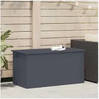 vidaXL Tuinkussens opbergdoos Gegalvaniseerd staal 100 x 50,5 x 50 cm