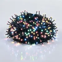 Spetebo LED kerstverlichting, kleurrijk - 320 LED's / 27 meter - Decoratieve verlichting voor buiten met timer