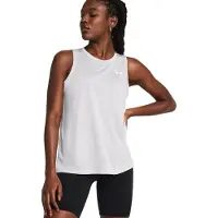 Under Armour Sporttop 'Twist' lichtgrijs / wit