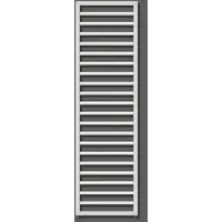 Zehnder Subway - Badkamerradiator 155x60 cm, recht, middenaansluiting 5 cm, rvs SUBI-150-060