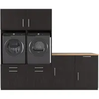 Wasophoogte Wasmachine kast chicago – Ébène