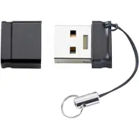 Intenso Slimline Type-A 32GB USB-stick Met beschermkap, oogje, tot 35 MB/s, USB 3.2 Gen 1x1 (5 Gbit/s)