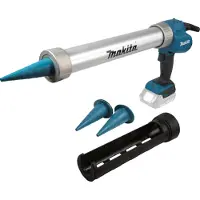 Makita DCG 180 ZX accu patroonpistool 18 V 300 / 600 ml solo - zonder accu, zonder oplader