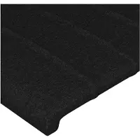 vidaXL Hoofdbord 90x5x78/88 cm stof zwart