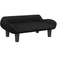 vidaXL Hondenmand 70x40x24 cm fluweel zwart