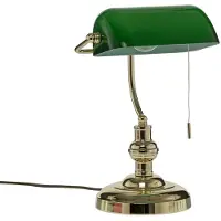 LINDBY Tafellampe , Milenka, Goud / Messing, Woonkamer, Metaal, Antiek