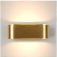 Atmooz - Lily - Wandlamp - Wandspot - Brons - Antique Brass - 16 x 7 x 6 cm - Dimbaar - Hal - Slaapkamer - Eetkamer - Woonkamer