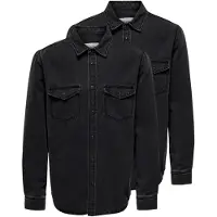 Only & Sons Heren Jeans overhemd 2 pack Bane