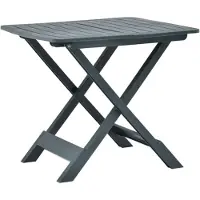 vidaXL Tuintafel inklapbaar 79x72x70 cm kunststof groen