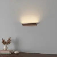 Artdelight Indirecte Wandlamp Malibu Up Brons Geborsteld