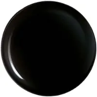 Arcoroc Evolutions Black Plat Bord D25cm
