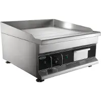 CombiSteel Bakplaat Combisteel, elektrisch, glad, tafelmodel, 50(b)x31(h)x52(d), 230V/ 3kW