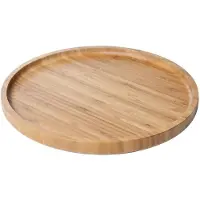 Huismerk Houten serveerplank voor hapjes rond 28 cm - Serveerbladen